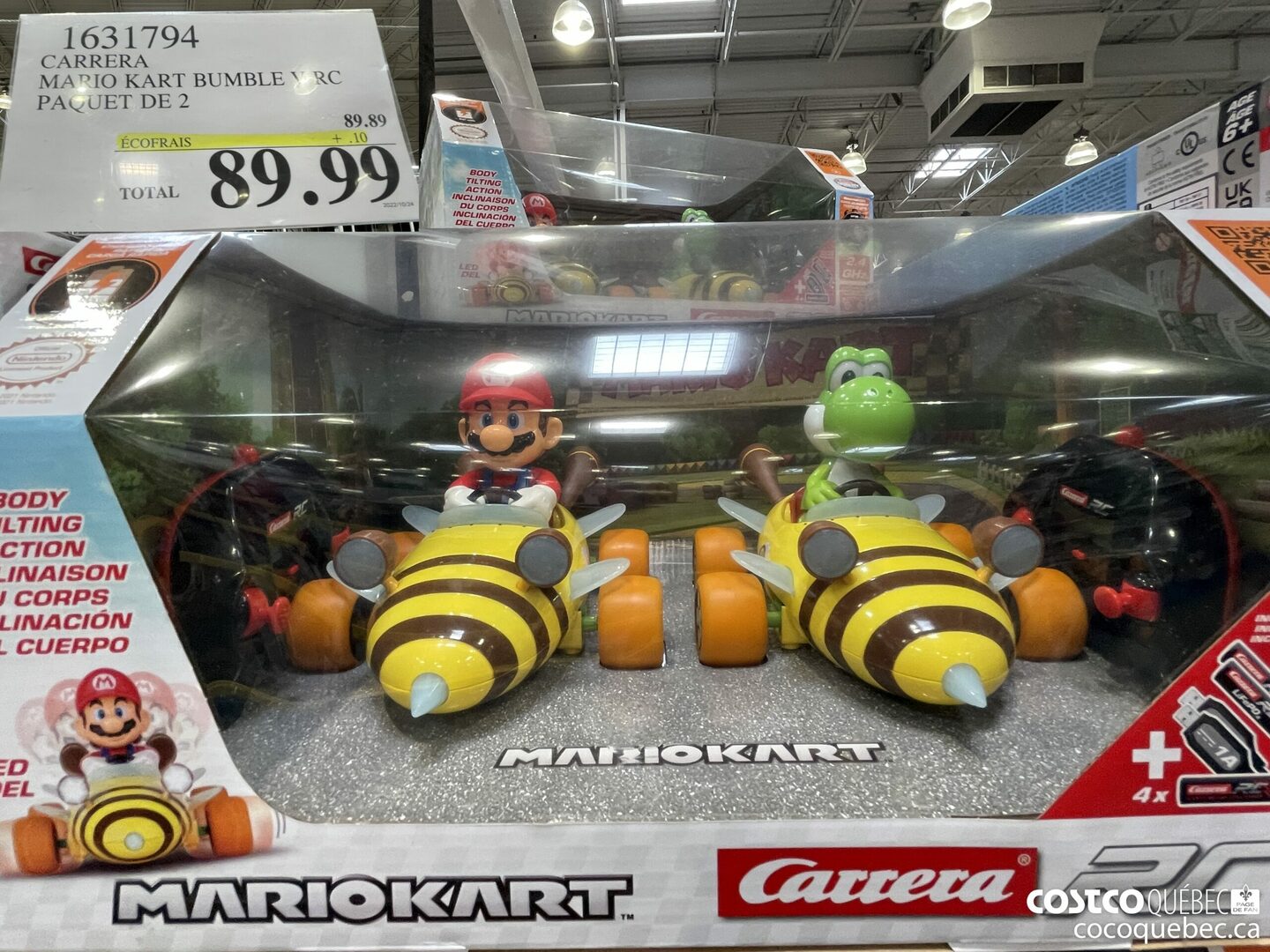 1631794 CARRERA MARIO KART BUMBLE  PAQUET DE 2 $89.99