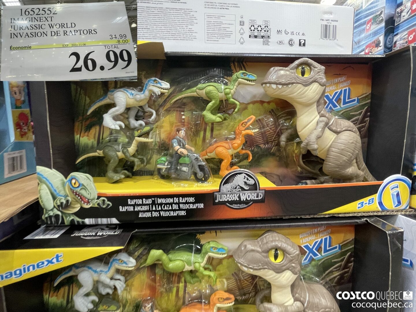 1692552 IMAGINEXT TURASSIC WORLD INVASION DE RAPTORS  ($8.00 INSTANT SAVINGS EXPIRES ON 2022-11-06) $26.99