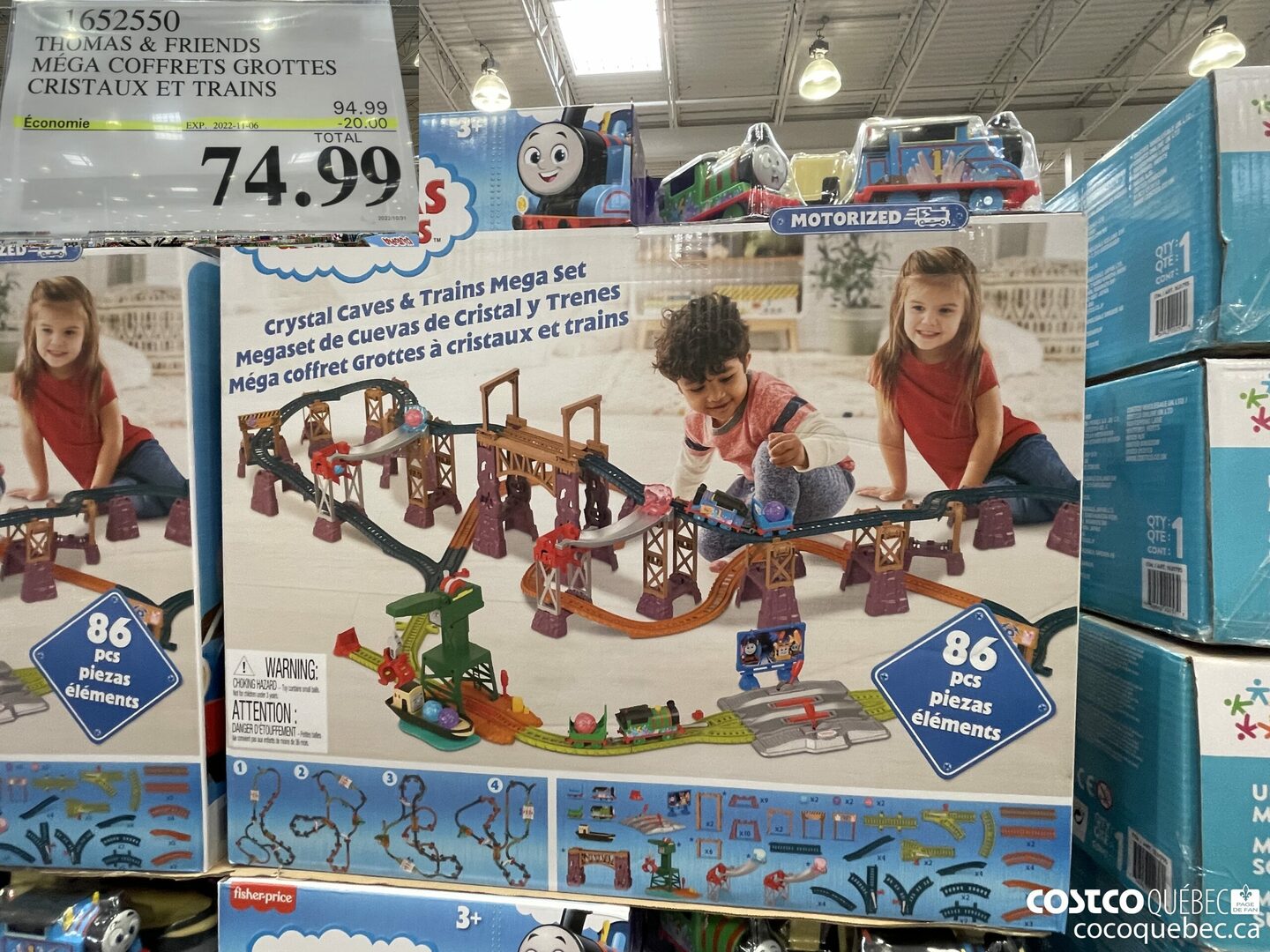 1652530 THUMAS & FRIENDS MEGA COFFRETS GROTTES CRISTAUX ET TRAINS ($20.00 INSTANT SAVINGS EXPIRES ON 2022-11-06) $74.99