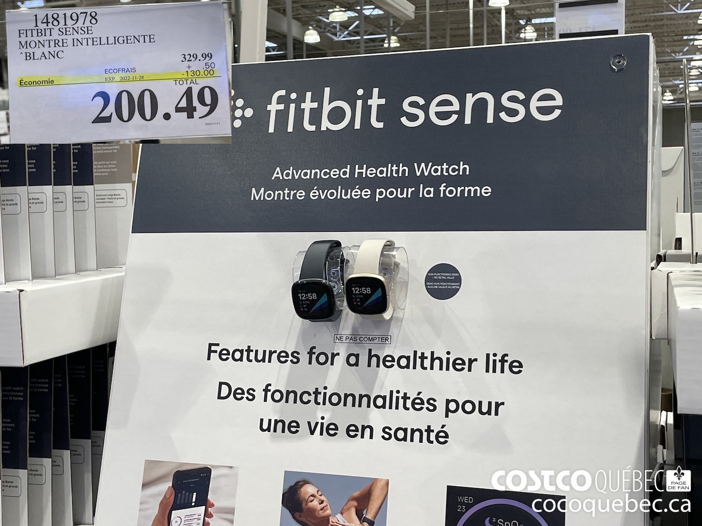 Montre fitbit costco canada hot sale