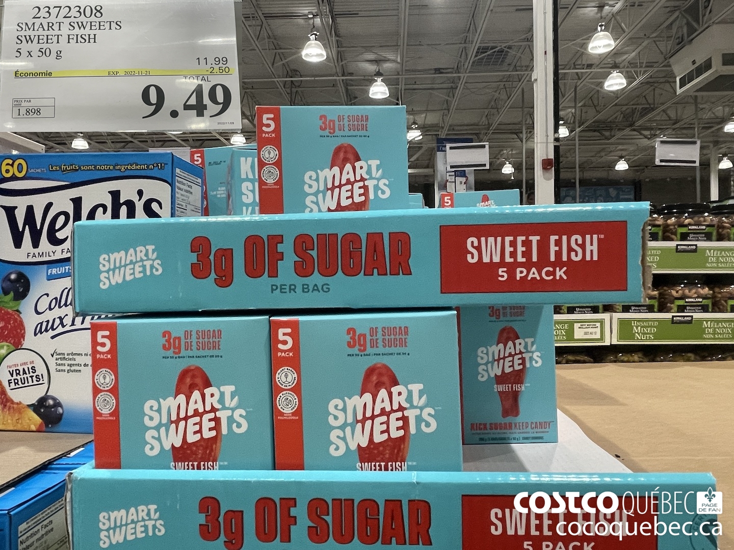 2372308 SMART SWEETS SWEET FISH 5x50 G ($2.50 INSTANT SAVINGS EXPIRES ON 2022-11-21) $9.49