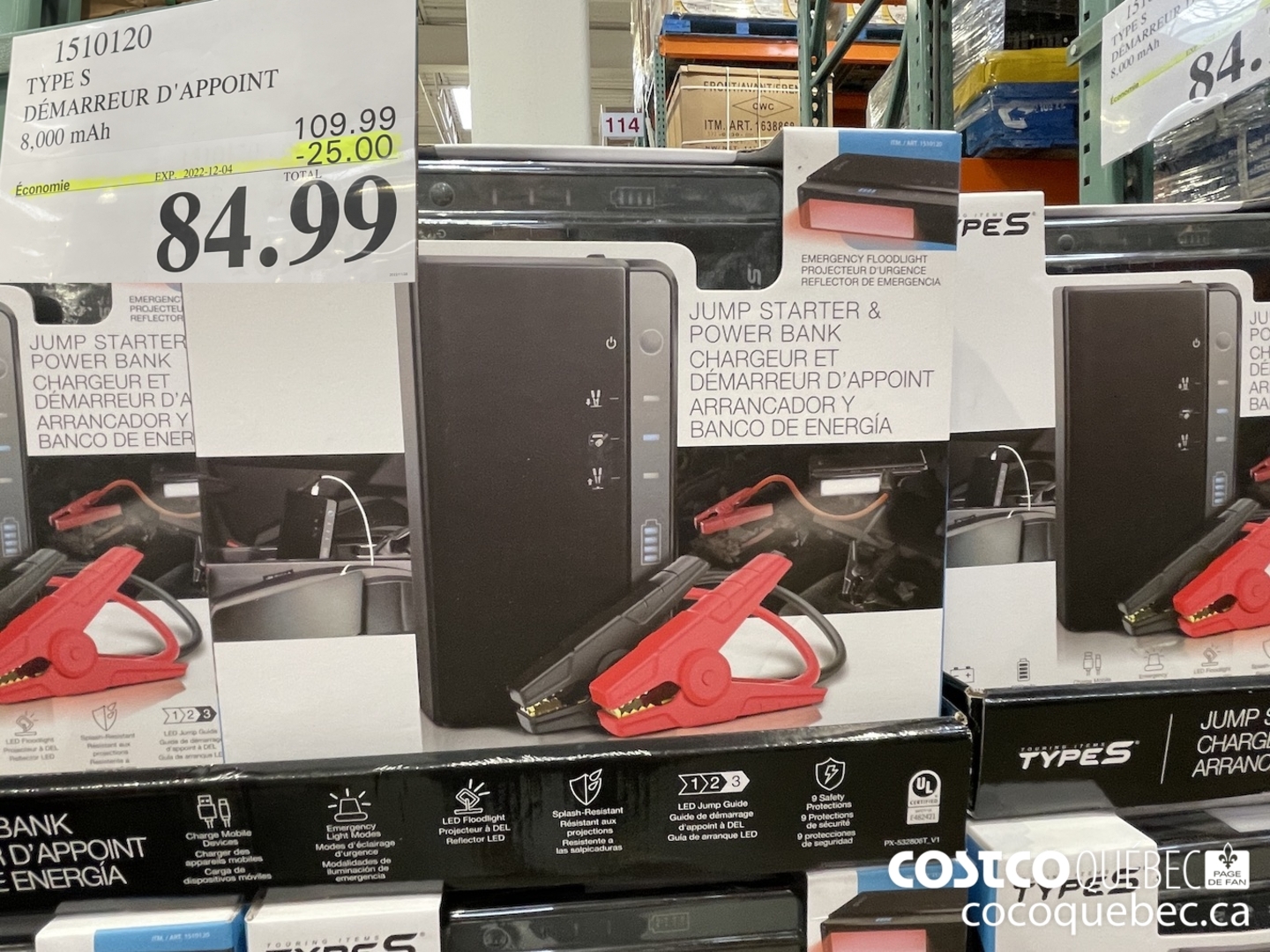 1510120 TYPE S DEMARREUR D ‘APPOINT ($25.00 INSTANT SAVINGS EXPIRES ON 2022-12-04) $84.99