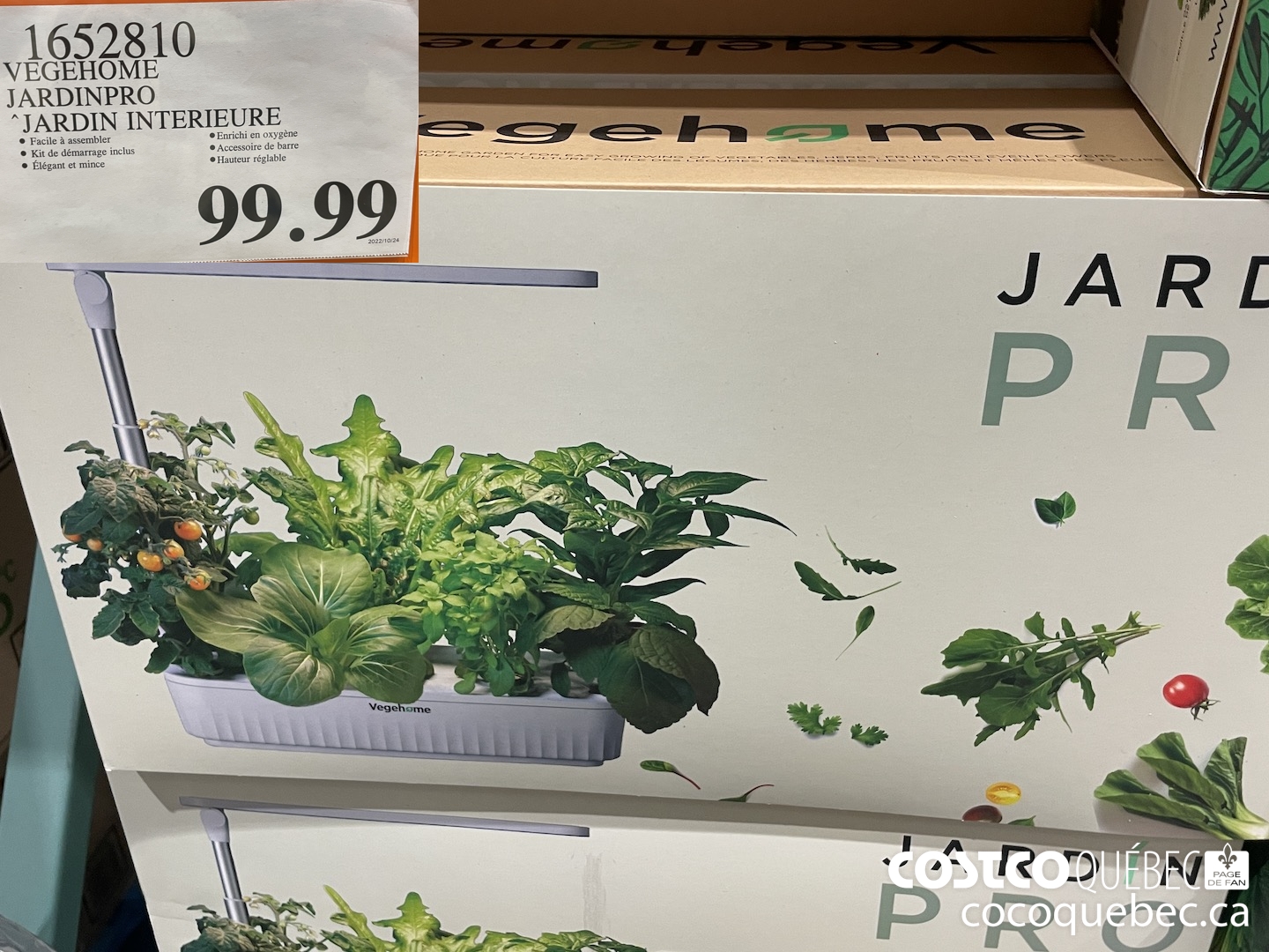 1652810 VEGEHOME J ARDINPRO JARDIN INTERIEURE  $99.99