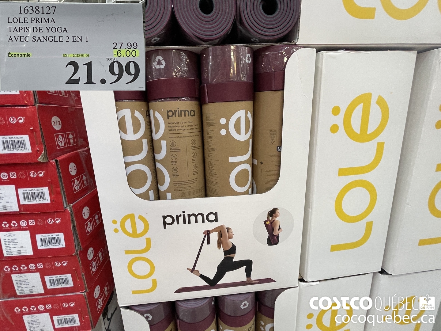 Costco! LOLE YOGA MAT & Strap! $14.99!!! 