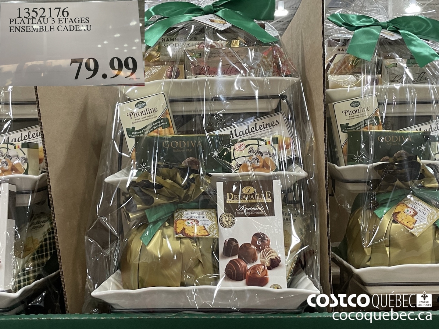 1352176 PLATEAU 3 ETAGES ENSEMBLE CADEAU  $79.99