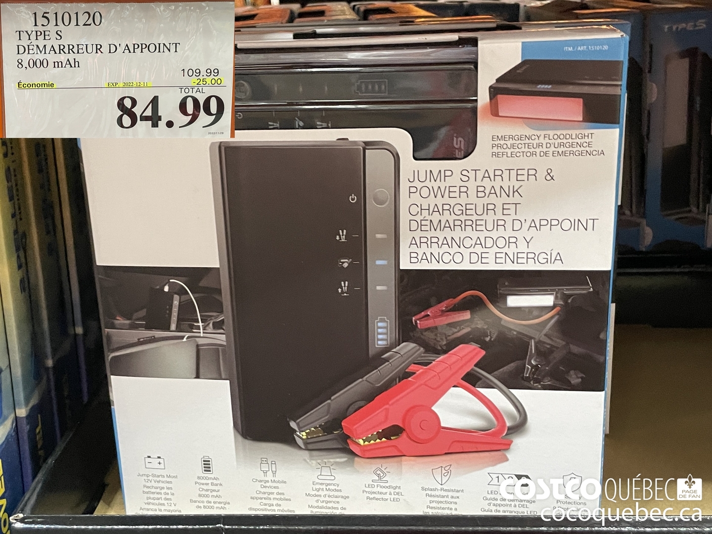 1510120 TYPE S DEMARREUR D ‘APPOINT ($25.00 INSTANT SAVINGS EXPIRES ON 2022-12-11) $84.99