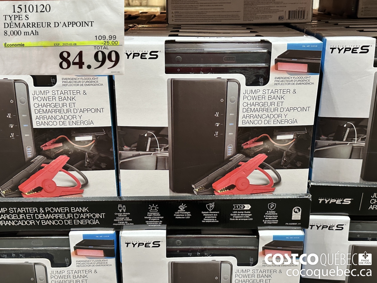 1510120 TYPE S DEMARREUR D ‘APPOINT ($25.00 INSTANT SAVINGS EXPIRES ON 2023-01-08) $84.99