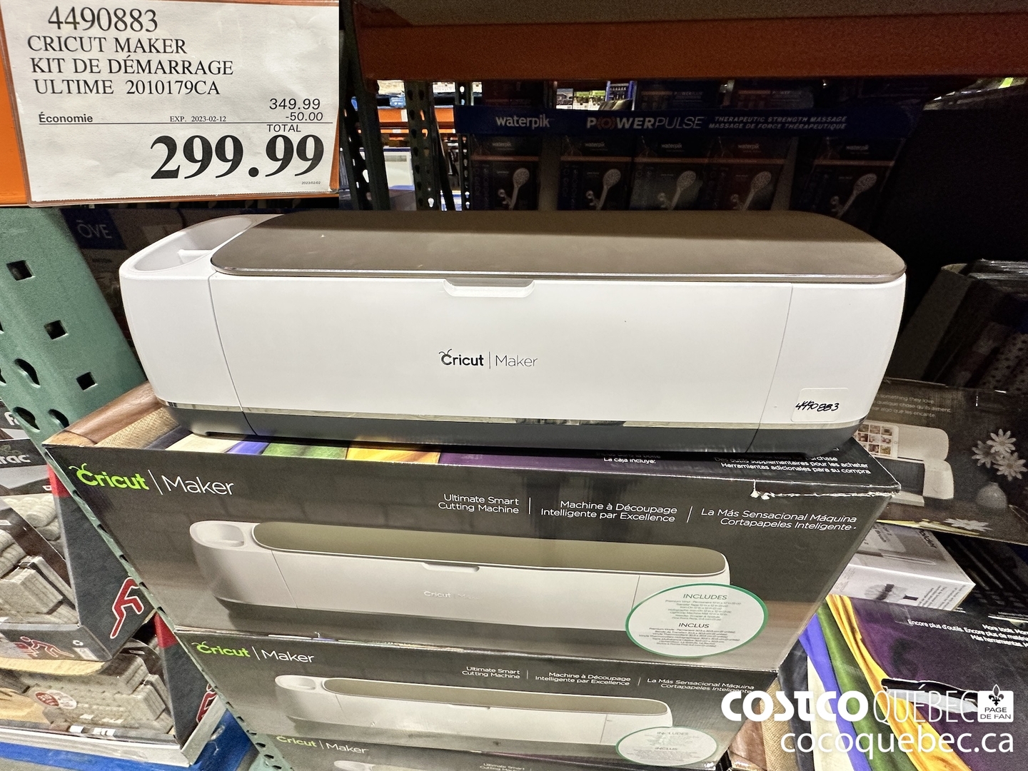 4490883 CRICUT MAKER KIT DE DEMARRAGE ULTIME ($50.00 INSTANT SAVINGS EXPIRES ON 2023-02-12) $299.99