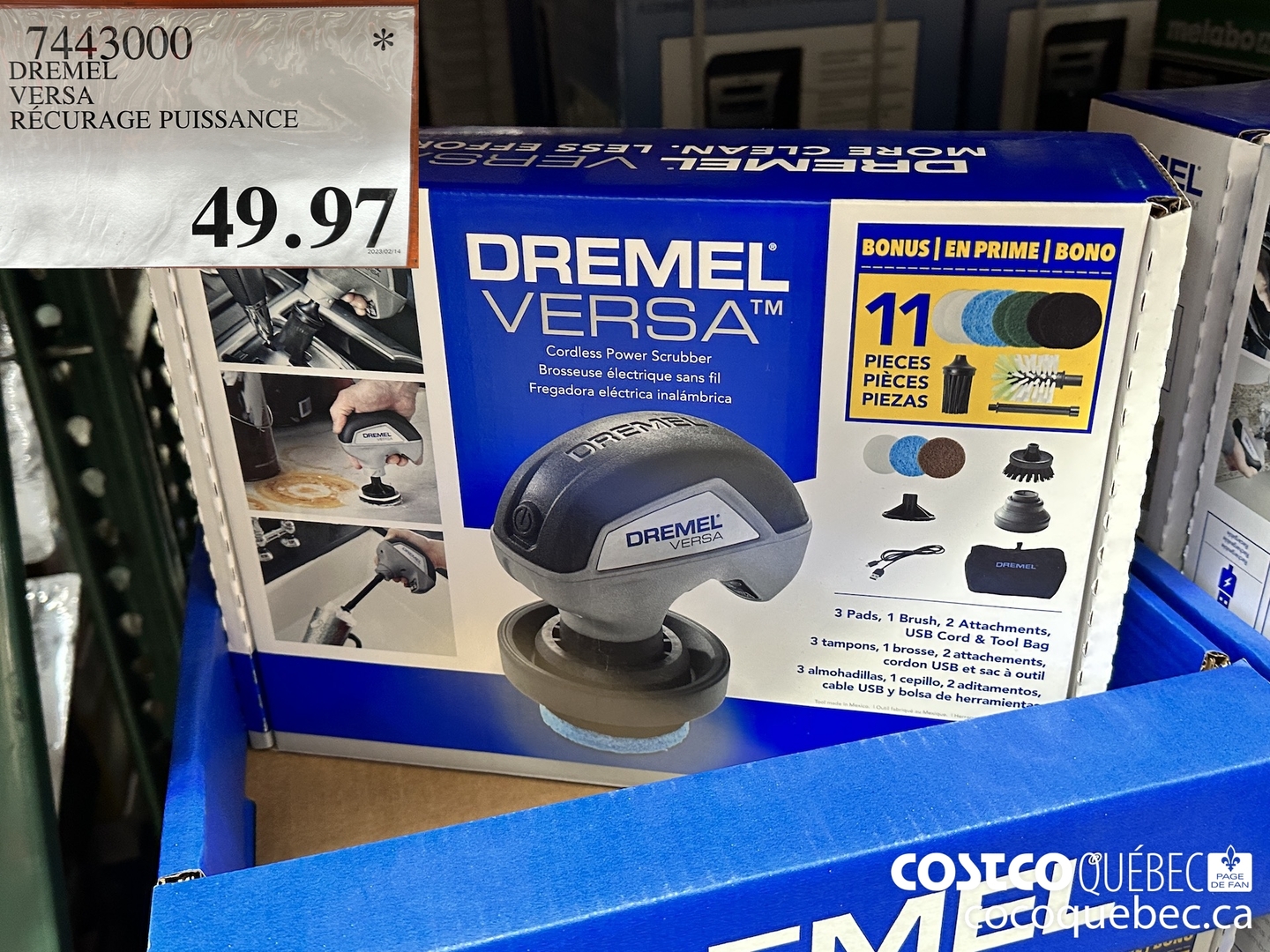 7443000 DREMEL VERSA RECURAGE PUISSANCE  $49.97