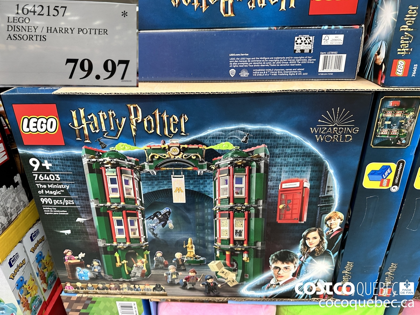 1642157 LEGO DISNEY / HARRY POTTER ASSORTIS  $79.97