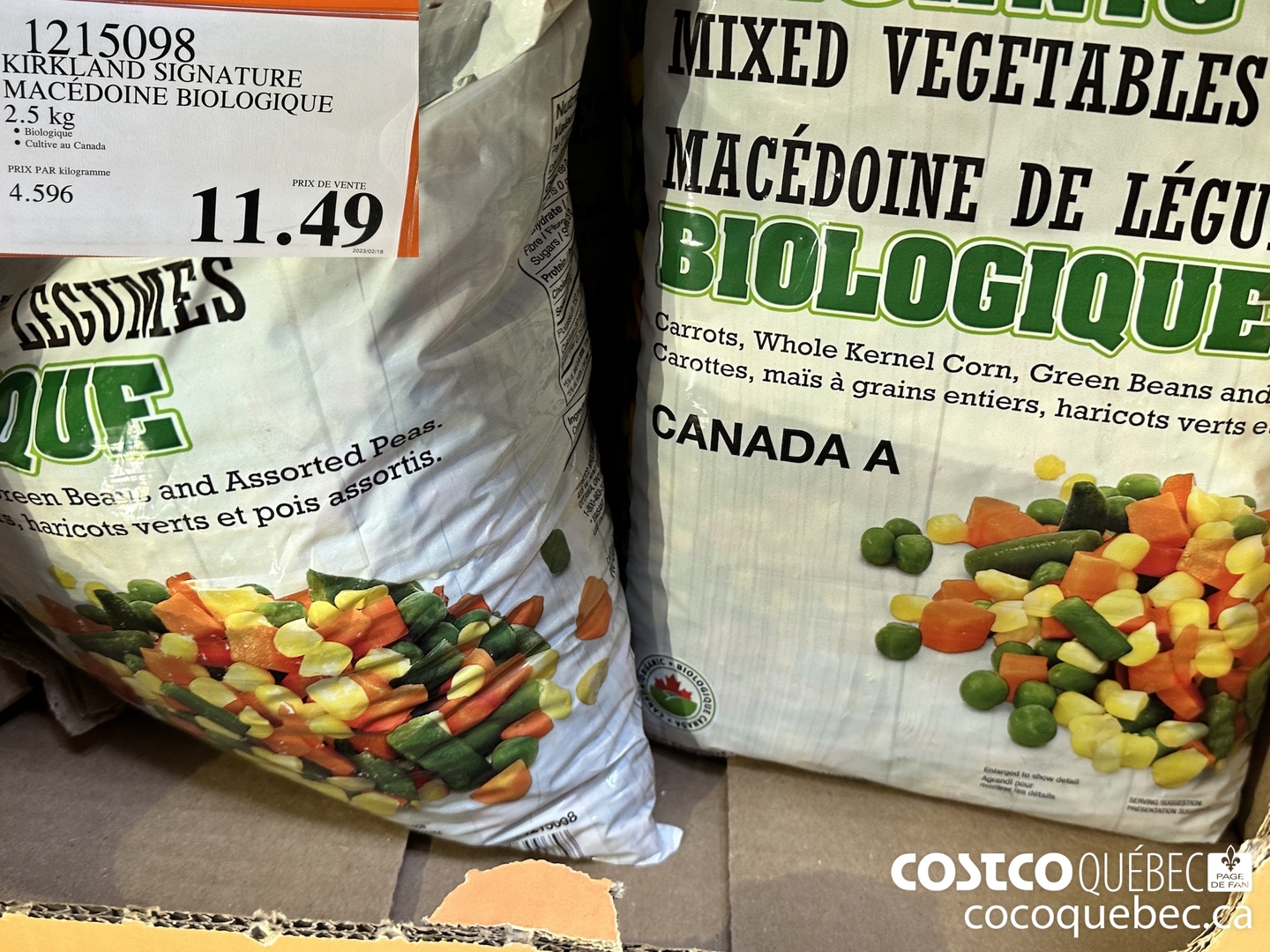 1215098 MACEDOINE BIOLOGIQUE  $11.49