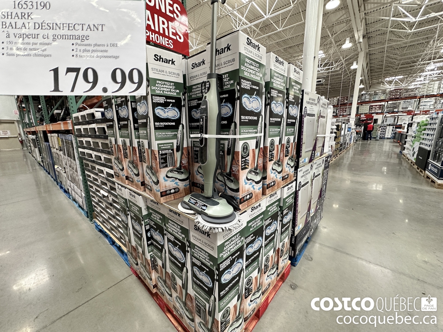 1653190 SHARk BALAI DESINFECTANT  $179.99