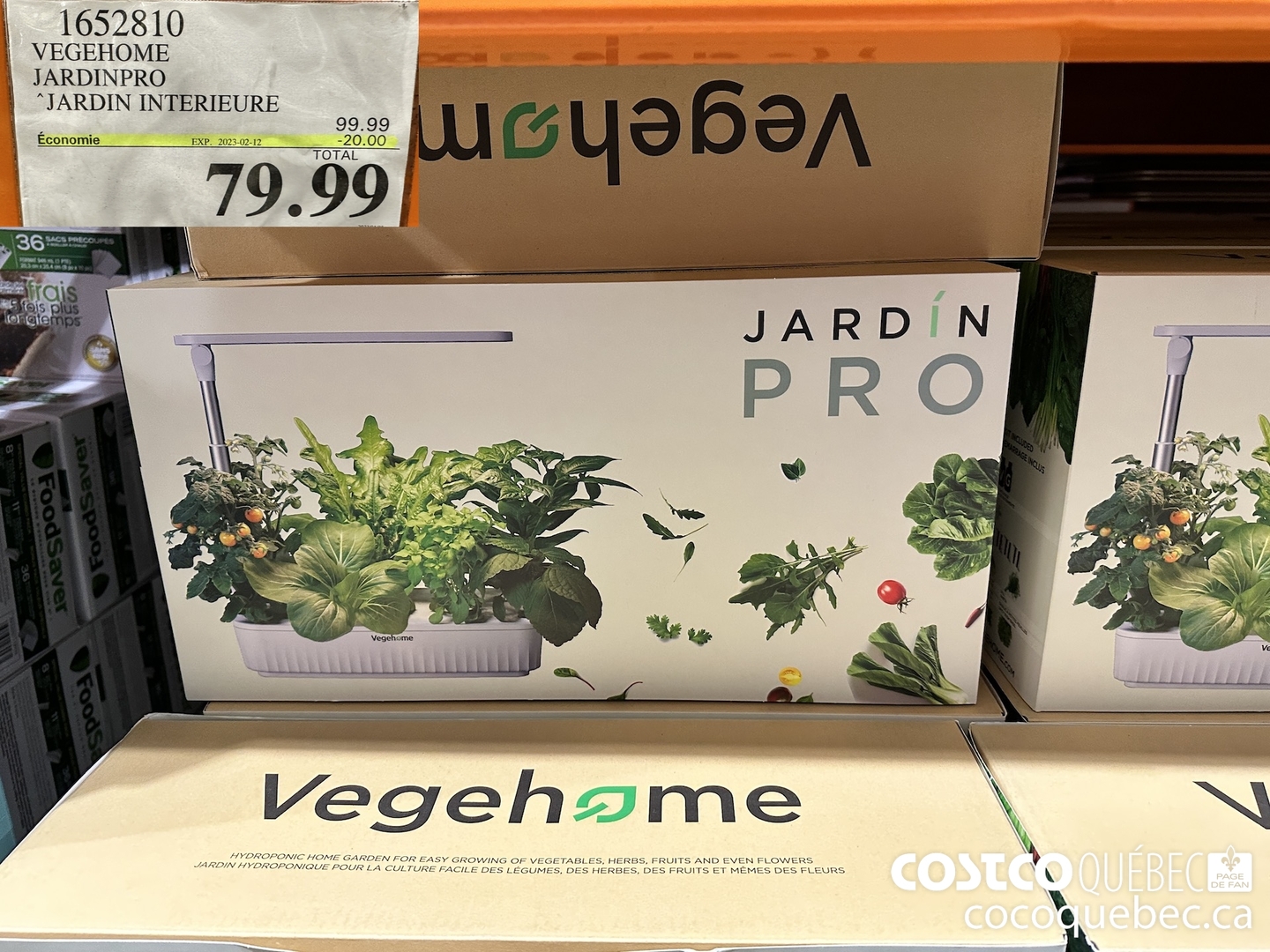 1652810 VEGEHOME JARDINPRO JARDIN INTERIEURE  ($20.00 INSTANT SAVINGS EXPIRES ON 2023-02-12) $79.99