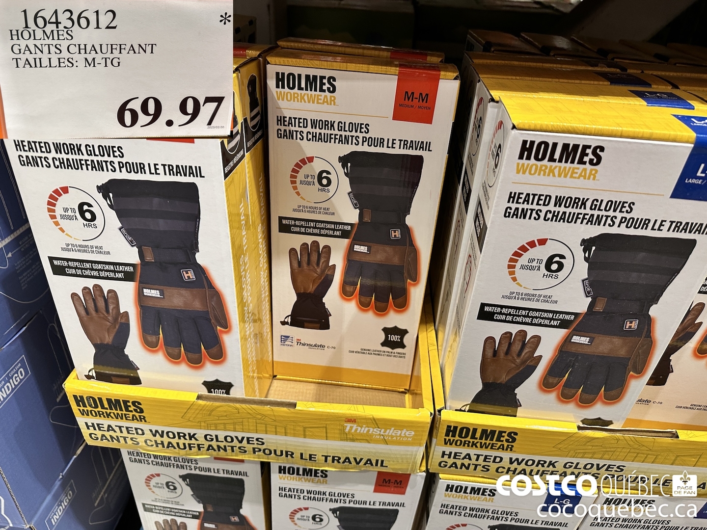 Promo GANTS RUNNING FEMME - HEAD chez Costco