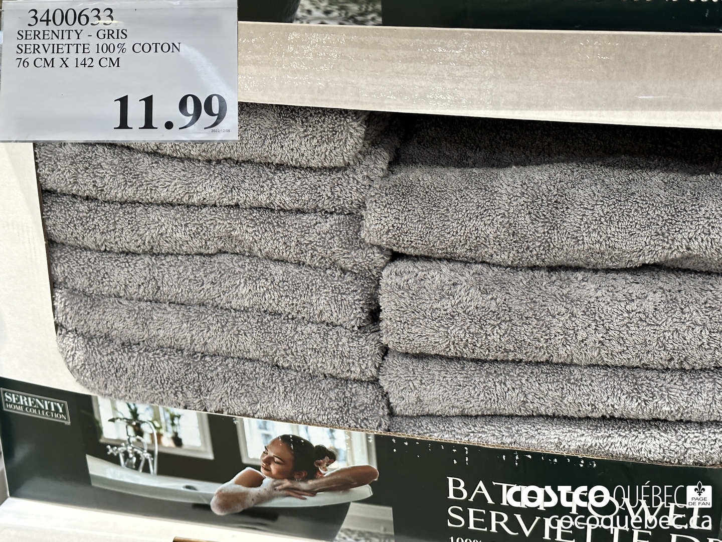 Le Super Post du mercredi, serviettes et draps! 22 mars ,2023 - Costco  Quebec Fan Blog