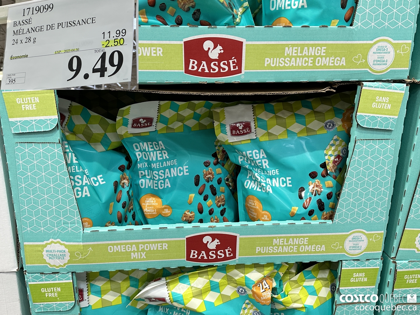 1719099 BASSE MELANGE DE pUISSANCE 94 x 28 ($2.50 INSTANT SAVINGS EXPIRES ON 2023-04-30) $9.49