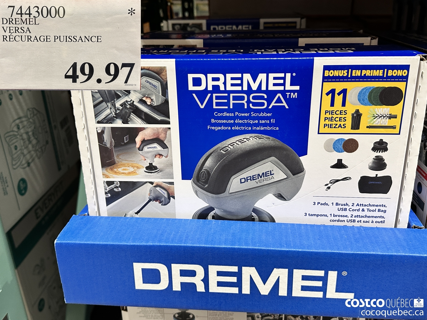7443000 DREMEL VERSA RECURAGE PUISSANCE $49.97