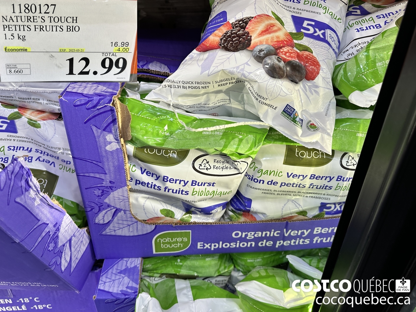 1180127 NATURE'S TOUCH PETITS FRUITS BIO 1.5 kg ($4.00 INSTANT SAVINGS EXPIRES ON 2023-05-21) $12.99