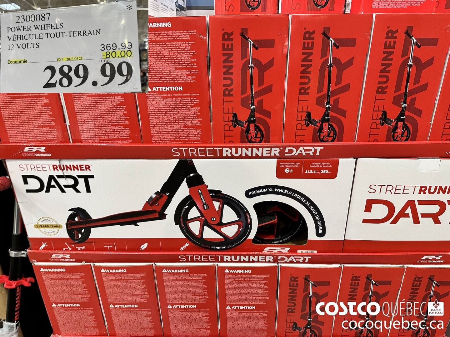 2300087 POWER WHEELS VEHICULE TOUT-TERRAIN 12 VOLTS ($80.00 INSTANT SAVINGS EXPIRES ON 2023-05-21) $289.99