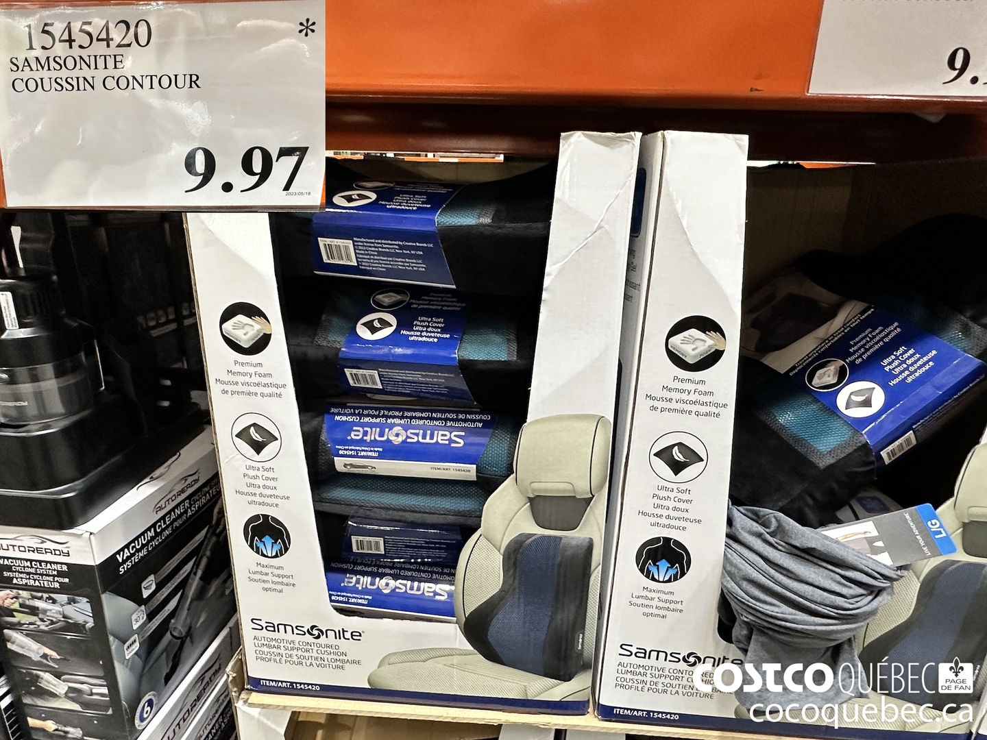 1545420 SAMSONITE COUSSIN CONTOUR  $9.97