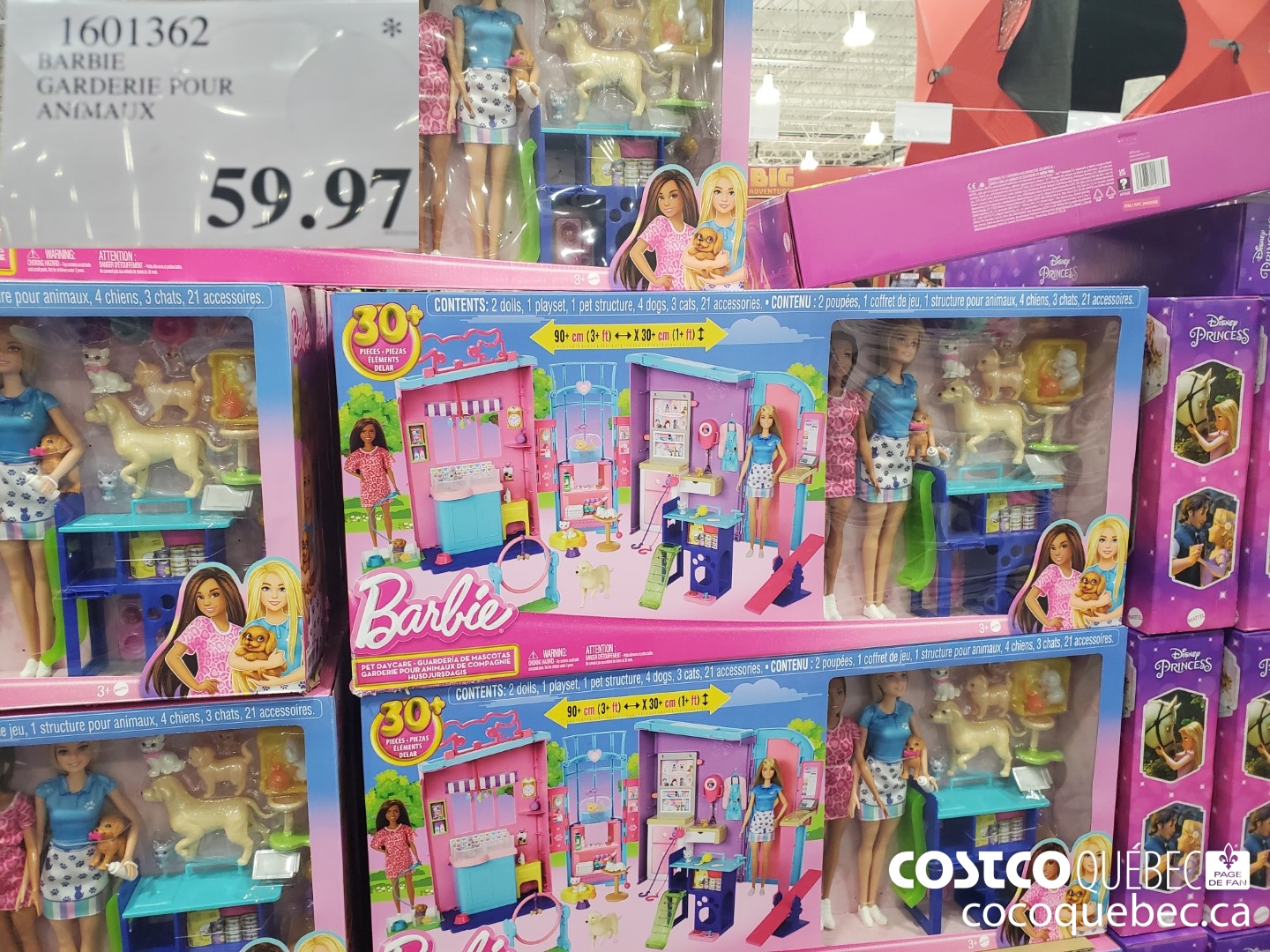 1601362 Barbie GARDIERE POUR ANIMAUX  $59.97