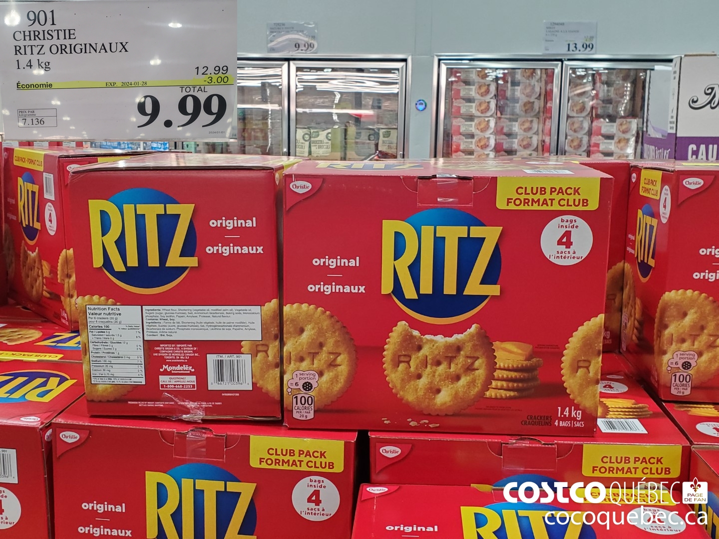 901 CHRISTIE RITZ ORIGINAUX 1.4 kg  ($3.00 INSTANT SAVINGS EXPIRES ON 2024-01-28) $9.99