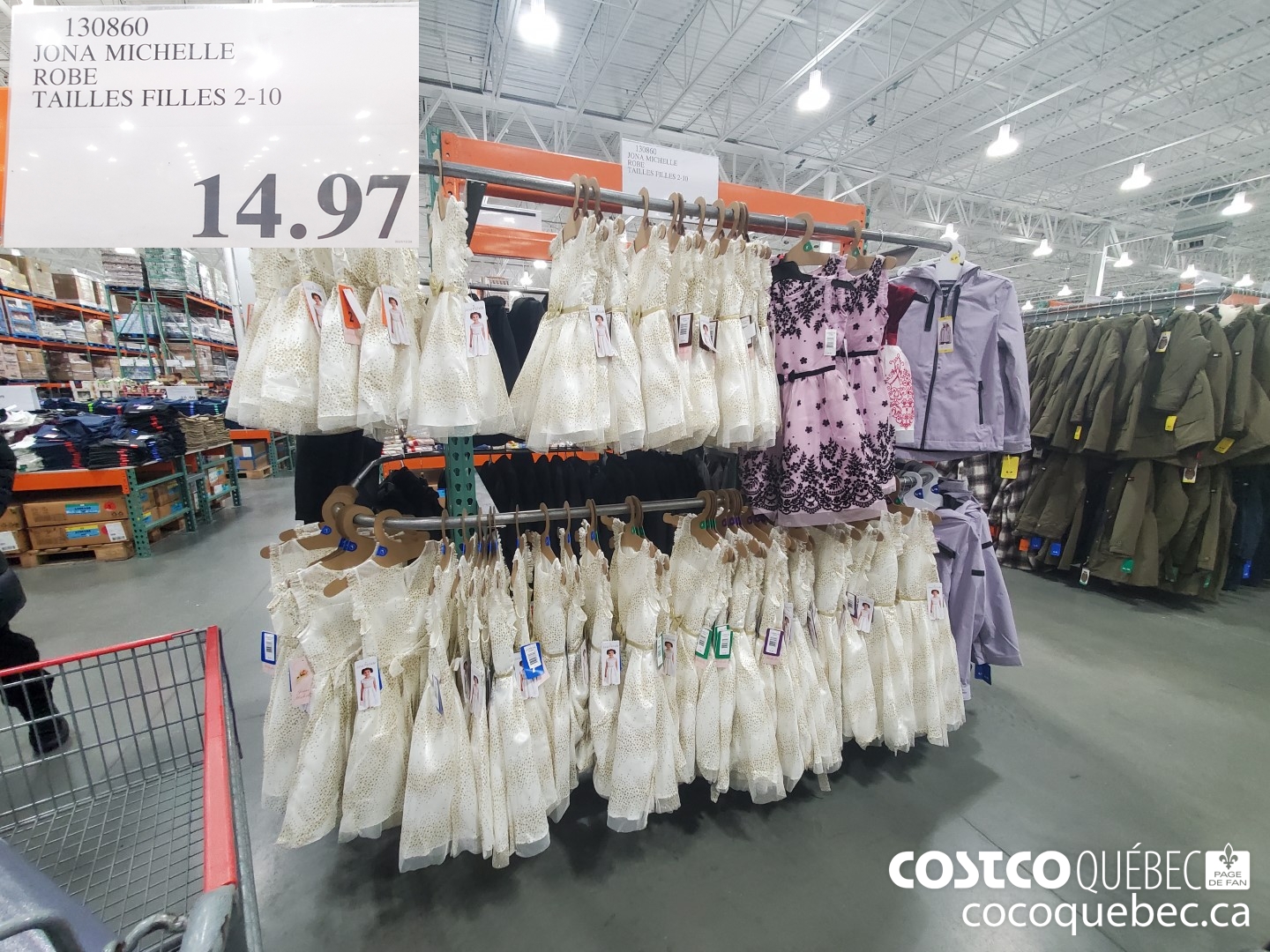 130860 JONA MICHELLE ROBE Tailles FILLES 2-10  $14.97