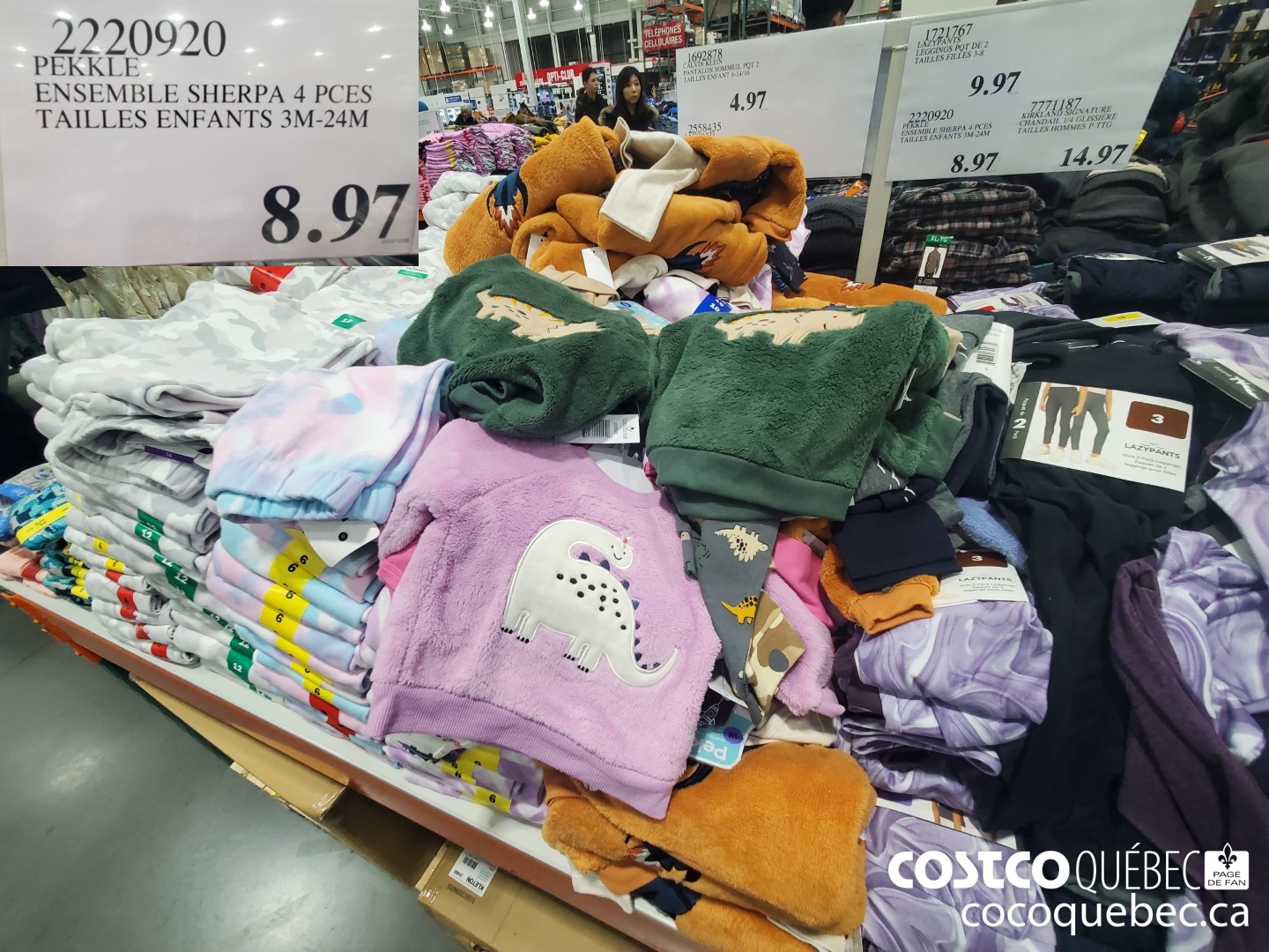 2220920 PEKKLE ENSEMBLE 4 PI&CES * TAILLES ENFANTS 3M-24M  (EXPIRES ON 2022-12-10) $8.97