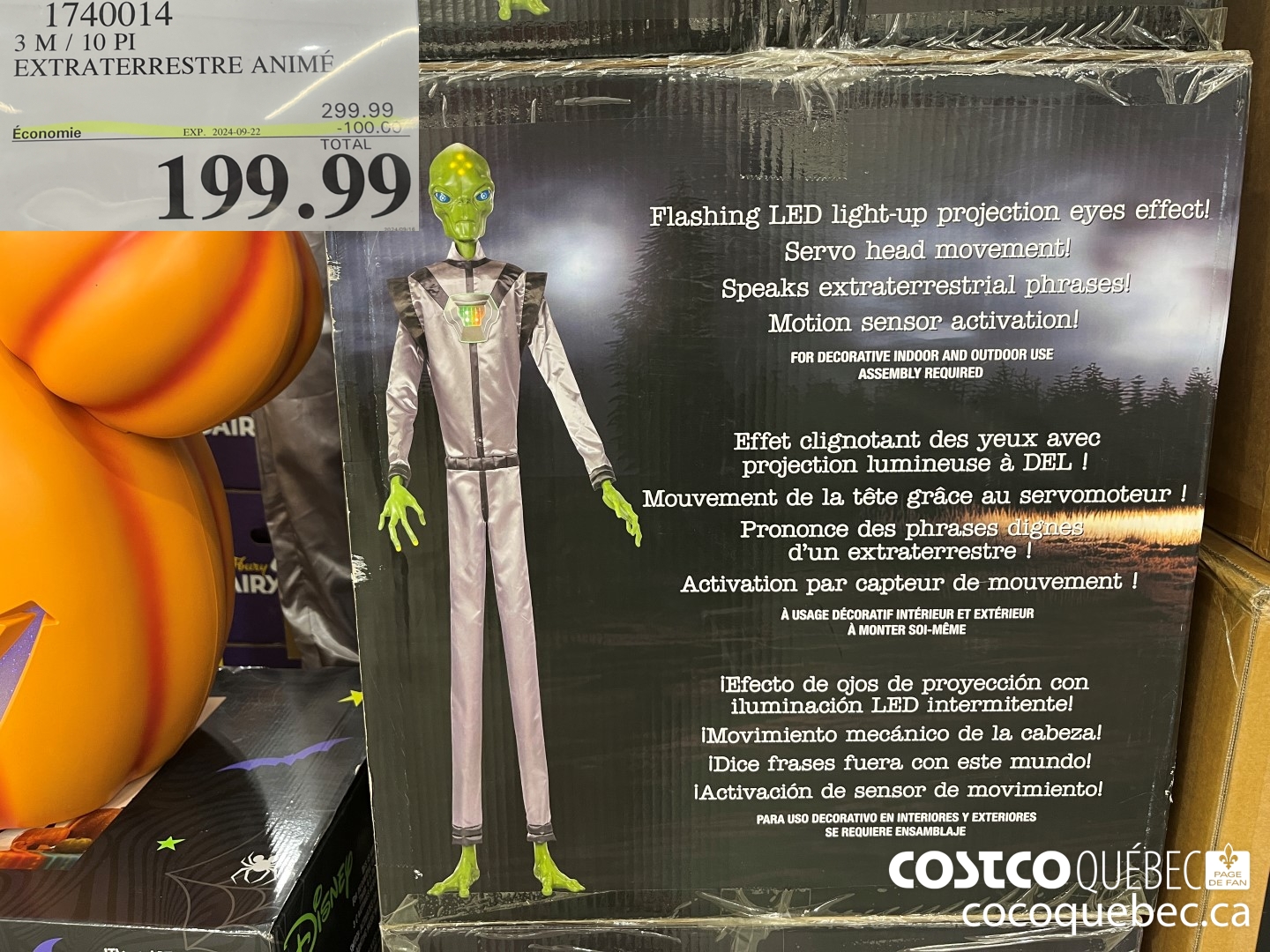 1740014 3.M/ 10 Pl EXTRATERRESTRE ANIME  ($100.00 INSTANT SAVINGS EXPIRES ON 2024-09-22) $199.99