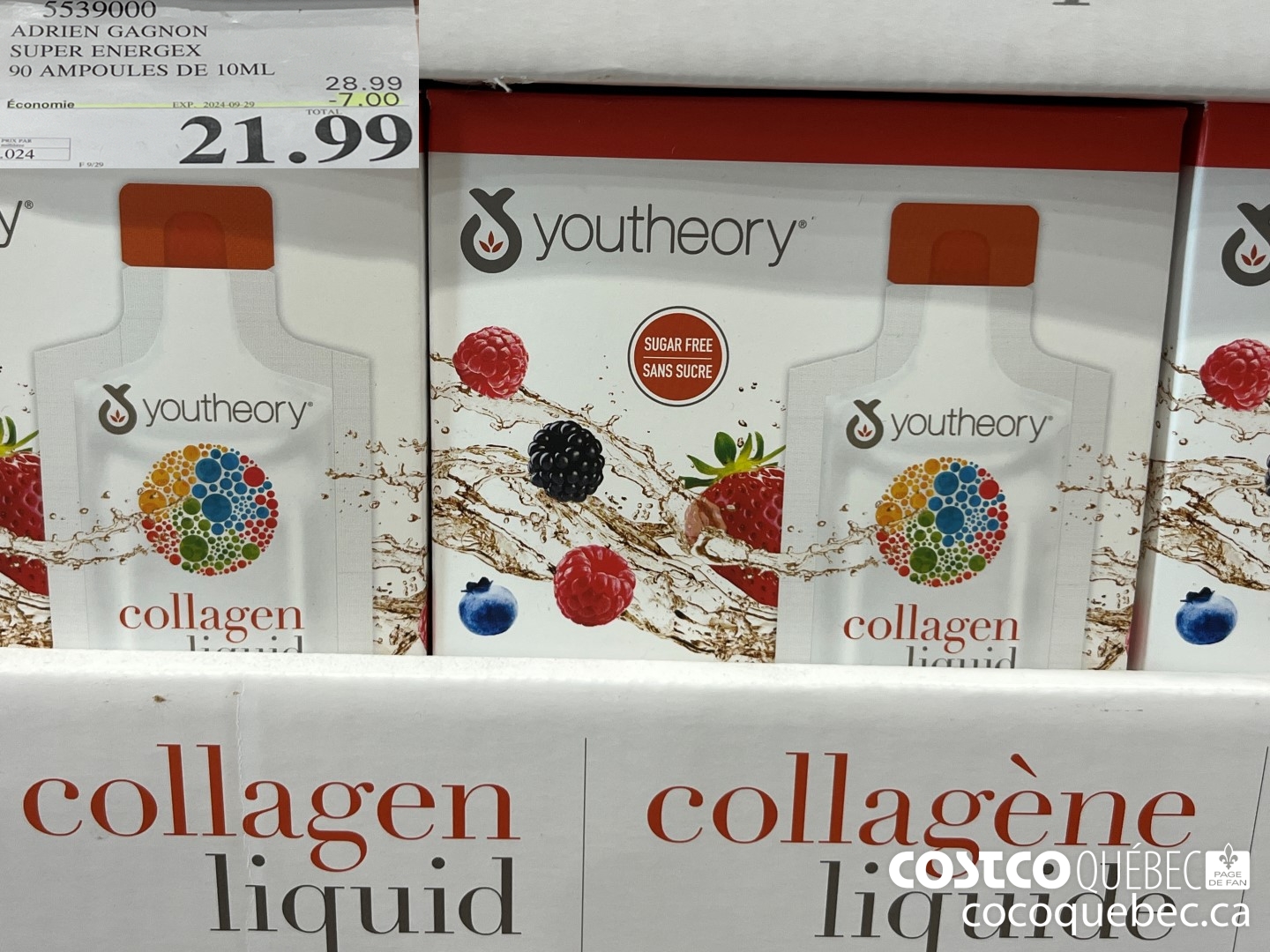 5539000 ADRIEN GAGNON SUPER ENERGEX  ($7.00 INSTANT SAVINGS EXPIRES ON 2024-09-29) $21.99