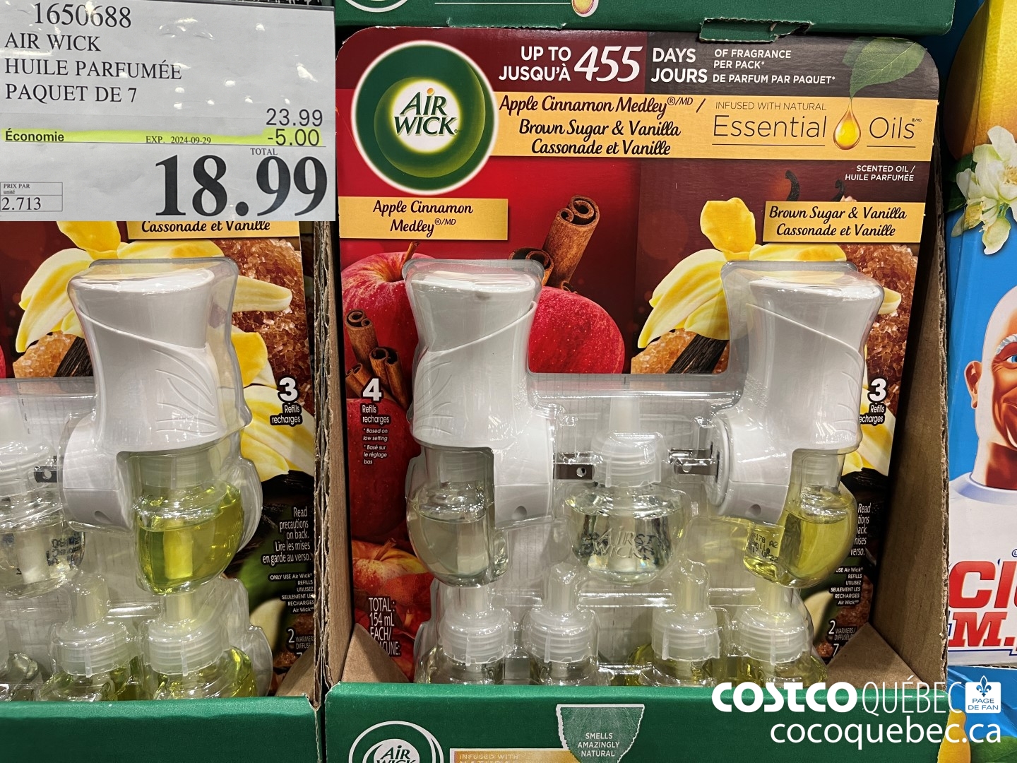 1650688 AIR WICK HUILE PARFUMEE PAQUET DE 7 ($5.00 INSTANT SAVINGS EXPIRES ON 2024-09-29) $18.99