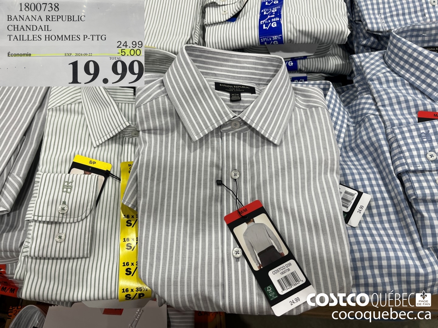 1800738 BANANA REPUBLIC CHANDAIL TAILLES HOMMES P-TTG  ($5.00 INSTANT SAVINGS EXPIRES ON 2024-09-22) $19.99