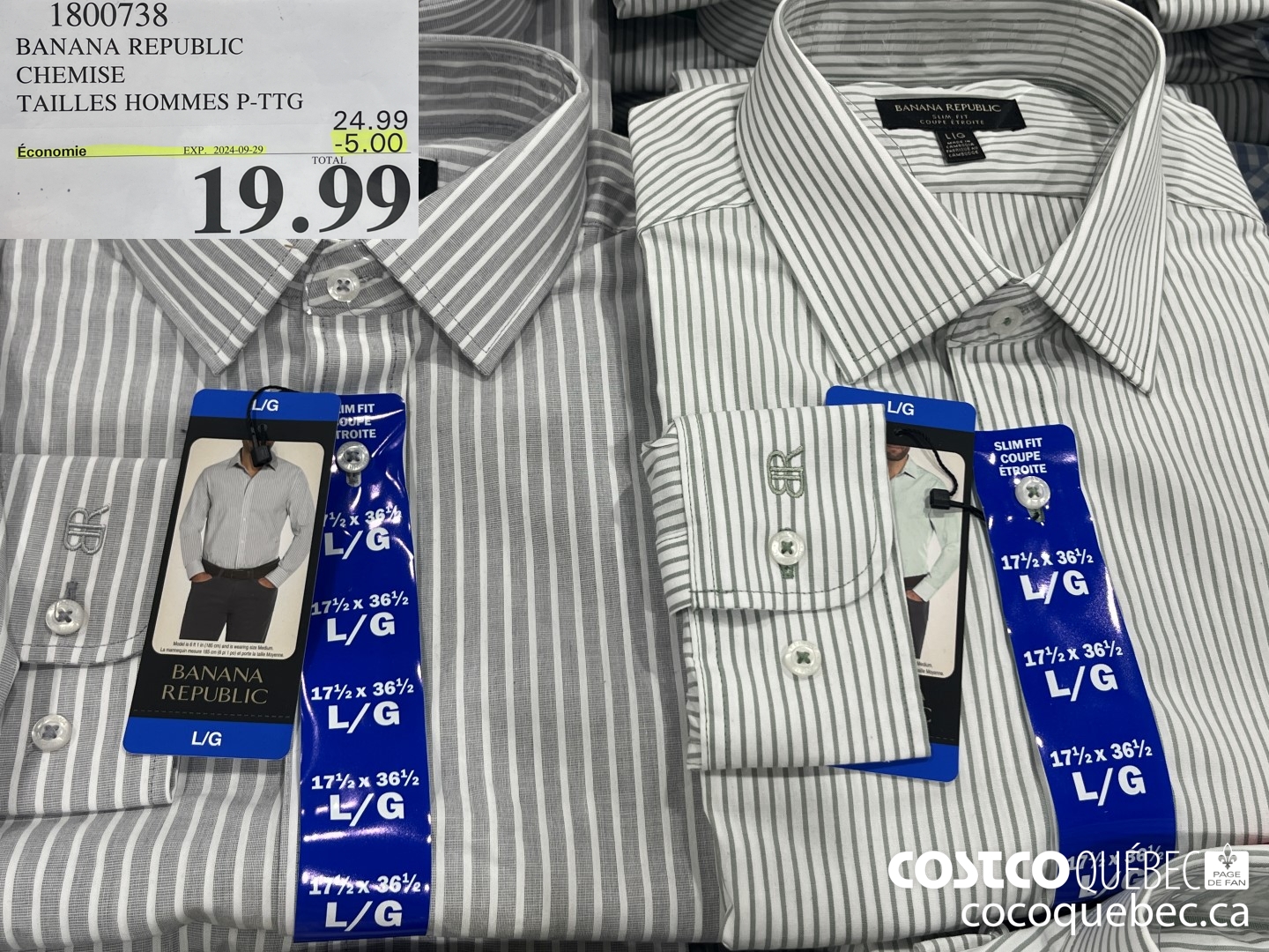 1800738 BANANA REPUBLIC CHANDAIL TAILLES HOMMES P-TTG  ($5.00 INSTANT SAVINGS EXPIRES ON 2024-09-29) $19.99