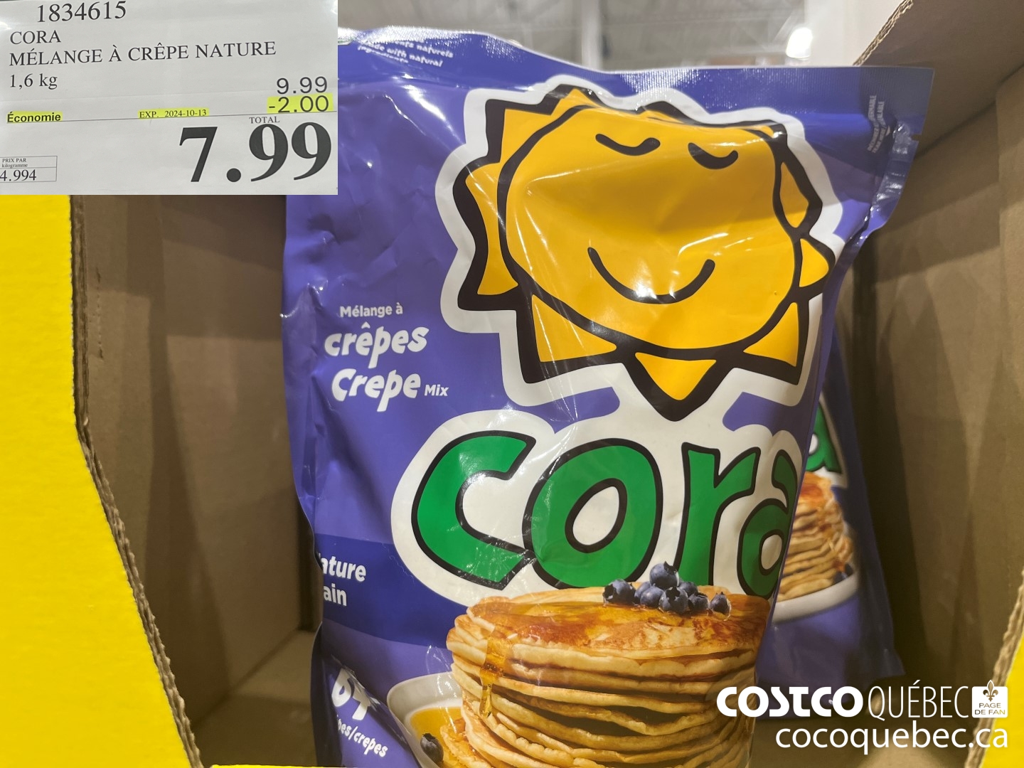 1834615 CORA MELANGE A CREPE NATURE  ($2.00 INSTANT SAVINGS EXPIRES ON 2024-10-13) $7.99