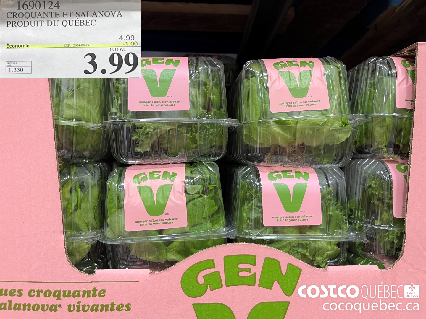 1690124 CROQUANTE ET SALANOVA PRODUIT DU QUEBEC  ($1.00 INSTANT SAVINGS EXPIRES ON 2024-09-29) $3.99