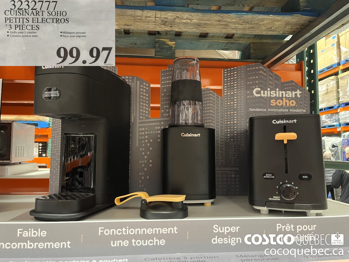 323277 CUISINART SOHO PETITS ELECTROS 3 PIECES  $99.97