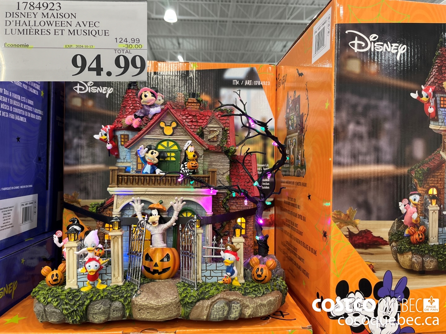 1784923 DISNEY MAISON D'HALLOWEEN AVEC LUMIERES ET MUSIQUE  ($30.00 INSTANT SAVINGS EXPIRES ON 2024-10-13) $94.99