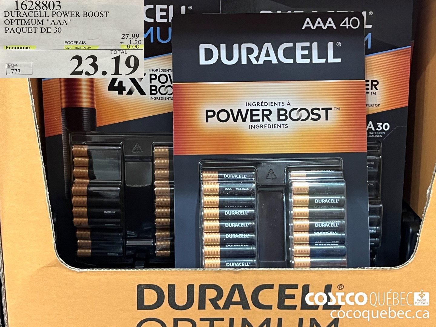 1628803 DURACELL POWER BOOST OPTIMUM 