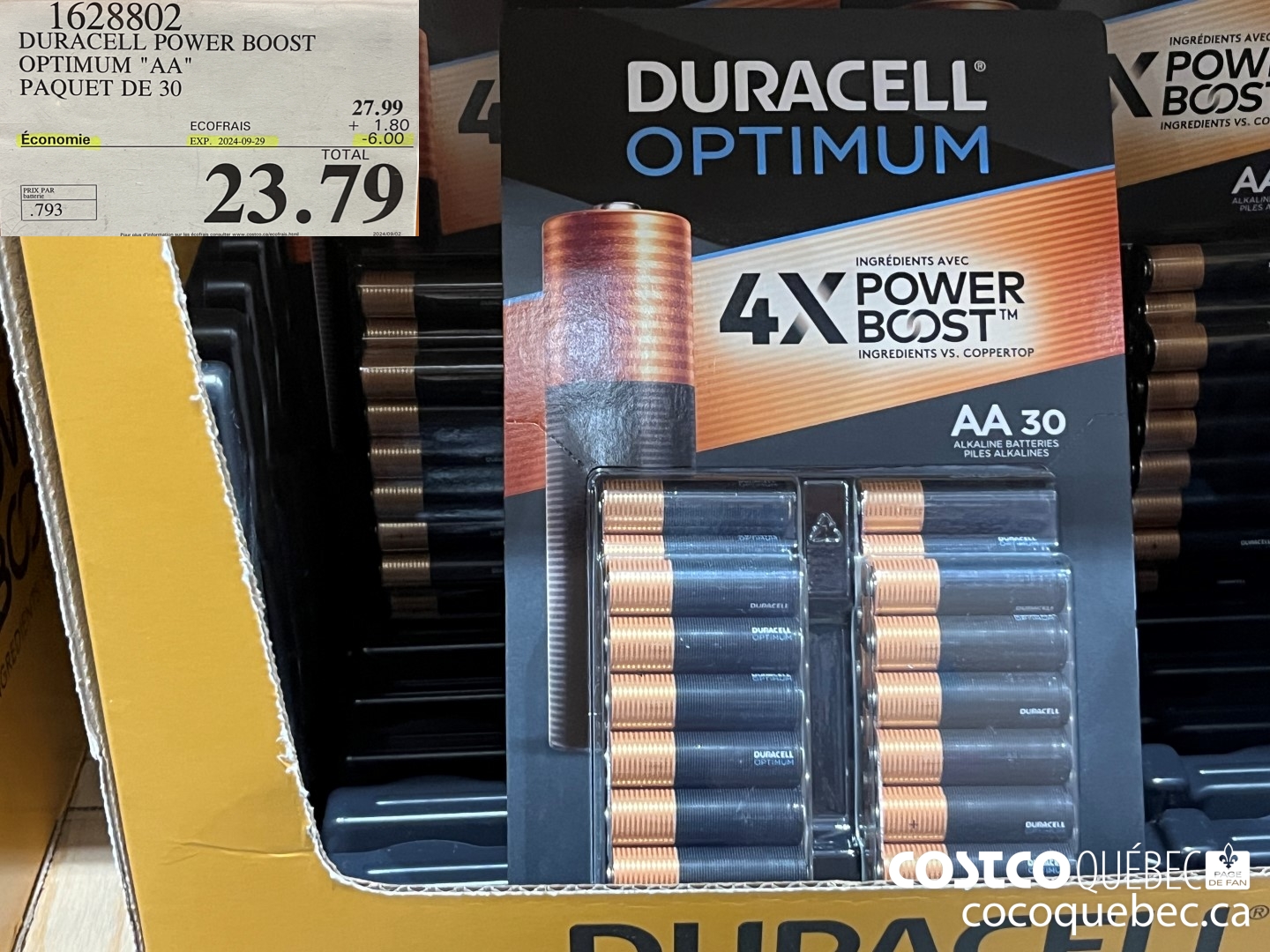 1628802 DURACELL POWER BOOST OPTIMUM 