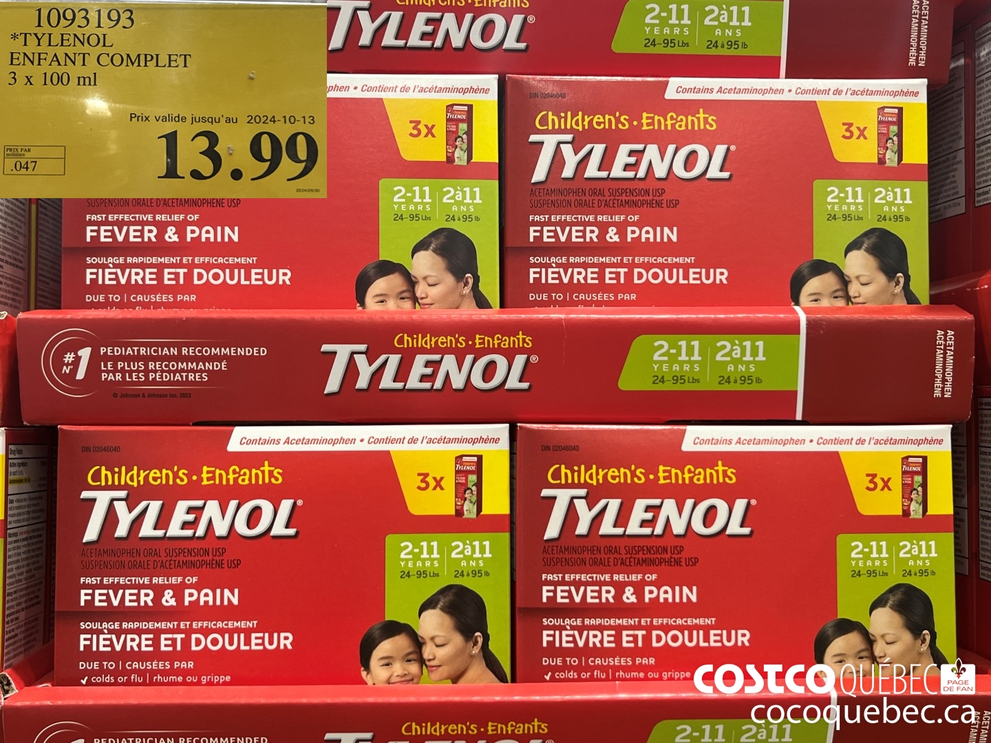 1093193 ENFANT COMPLET 3x100ML $13.99