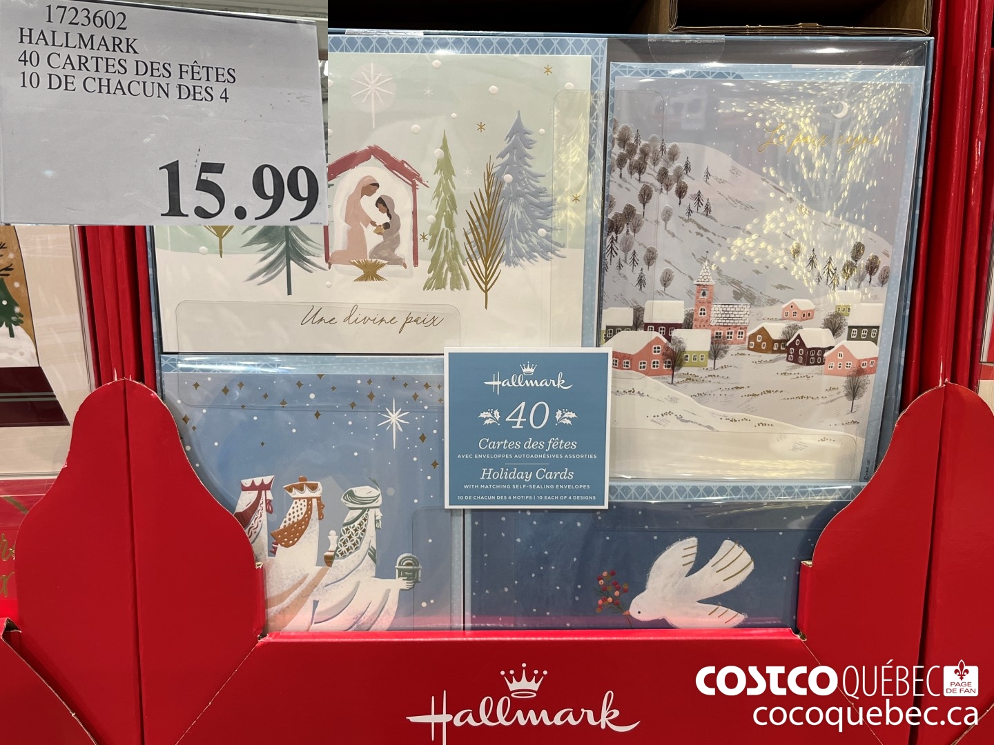 17236 HALLMARK 40 CARTES DES FETES  $15.99