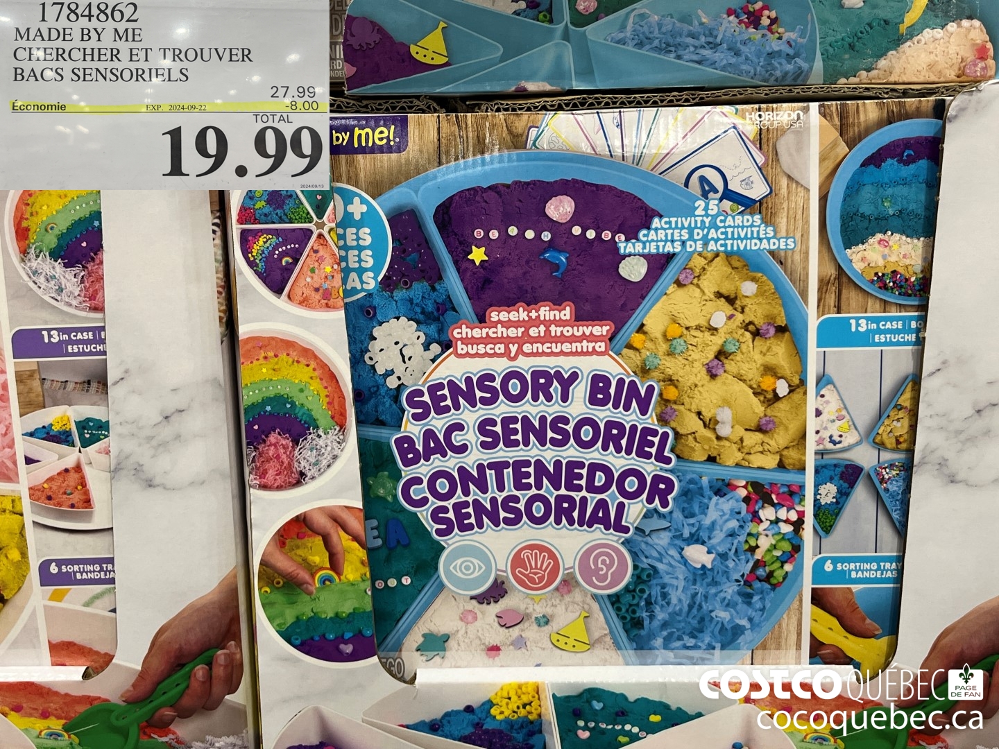 1784862 MADE BY ME CHERCHER ET TROUVER BACS SENSORIELS  ($8.00 INSTANT SAVINGS EXPIRES ON 2024-09-22) $19.99