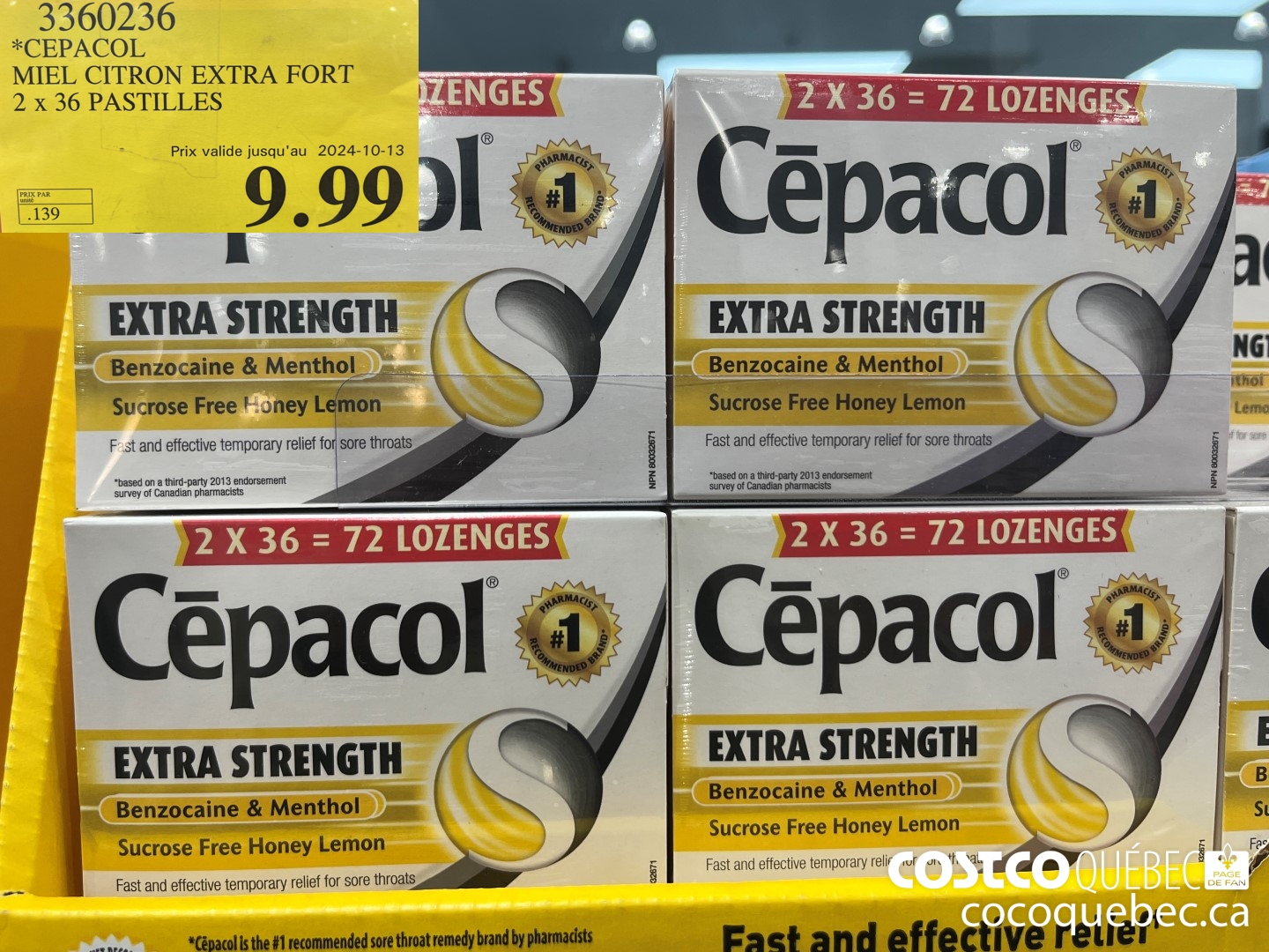 3360236 MIEL CITRON EXTRA FORT $11.49