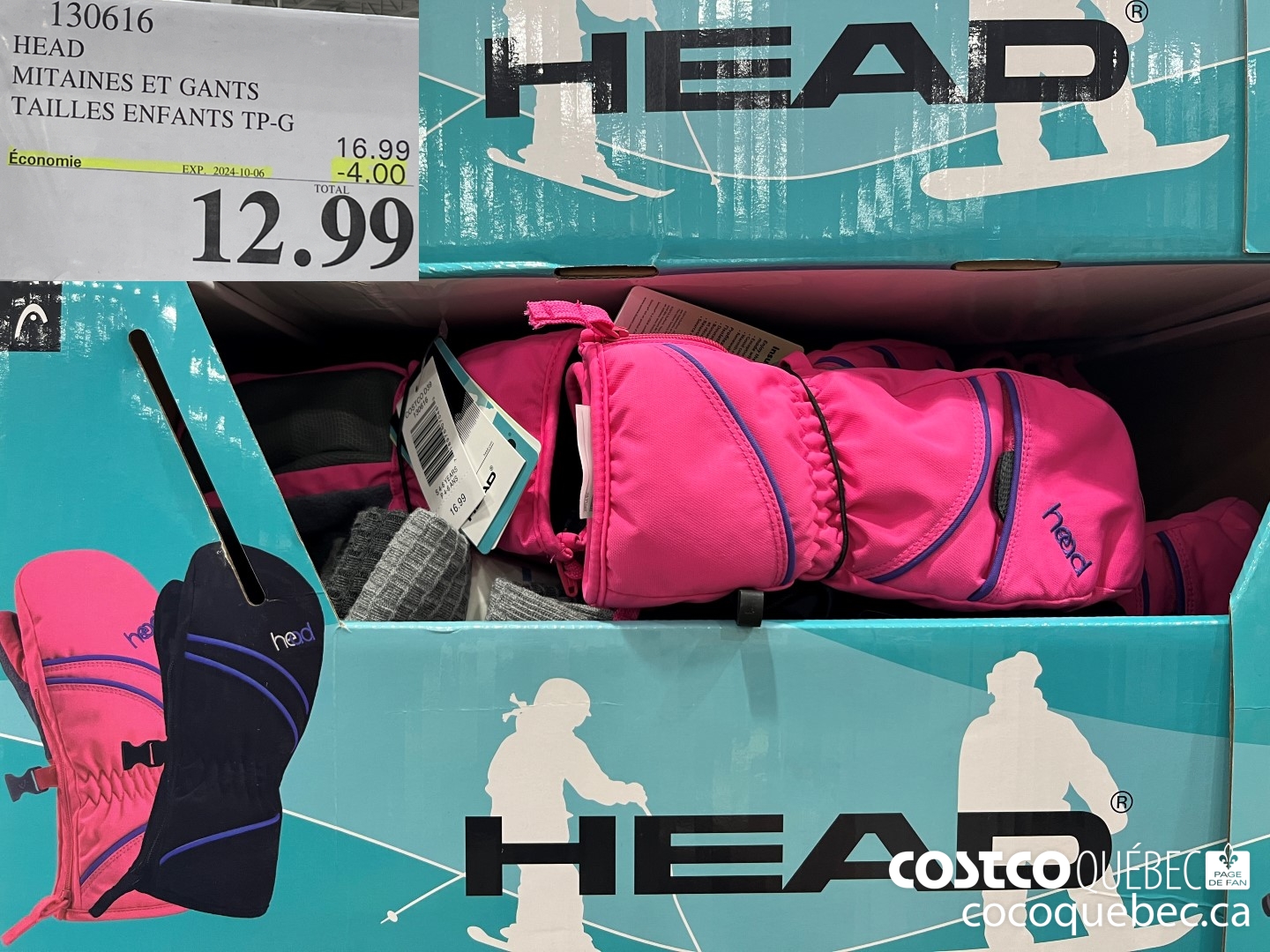 130616 MITAINES RT GANTS TATLLES ENFANTS TP-G ($4.00 INSTANT SAVINGS EXPIRES ON 2024-10-06) $12.99