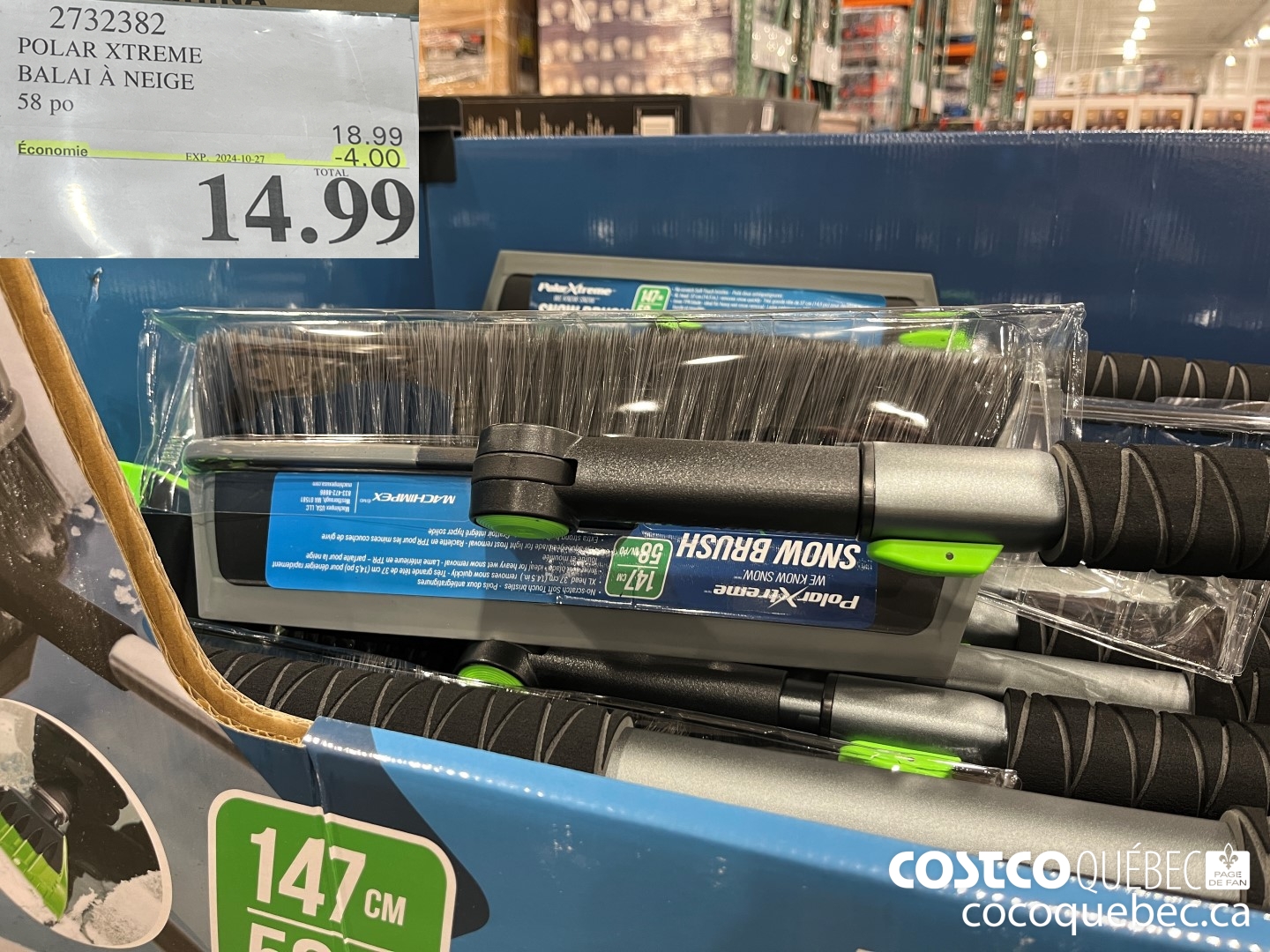 2732382 POLAR XTREME BALAI A NEIGE  ($4.00 INSTANT SAVINGS EXPIRES ON 2024-10-27) $14.99