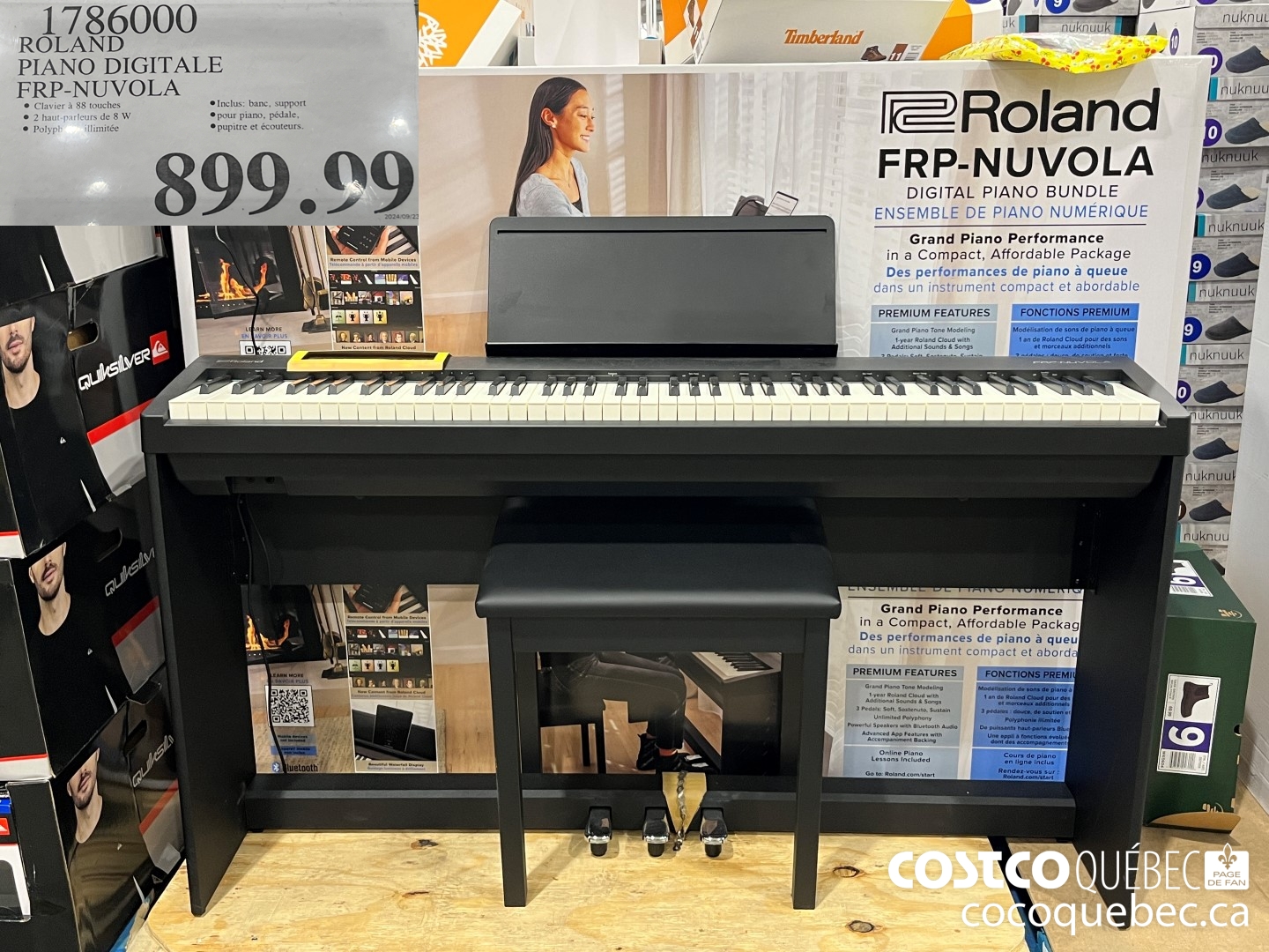 1786000 ROLAND PIANO DIGITALE FRP-NUVOLA  $899.99