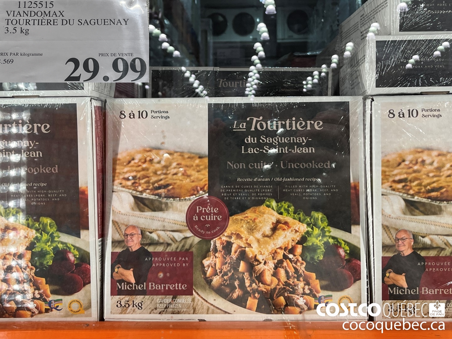 1125515 VIANDOMAX TOURTIERE DU SAGUENAY  $29.99