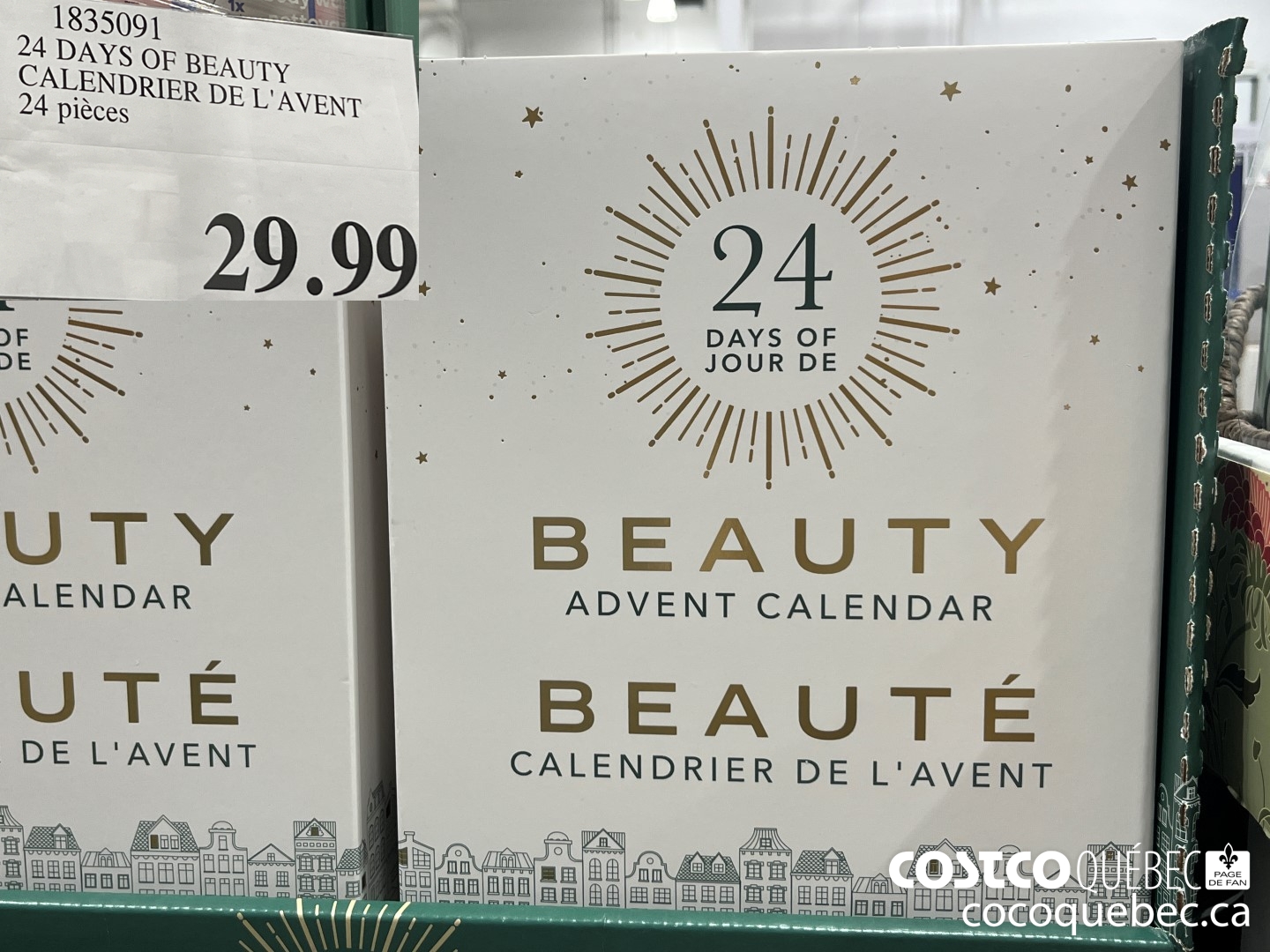 1835001 24 DAYS OF BEAUTY CALENDRIER DE L'AVENT  $29.99