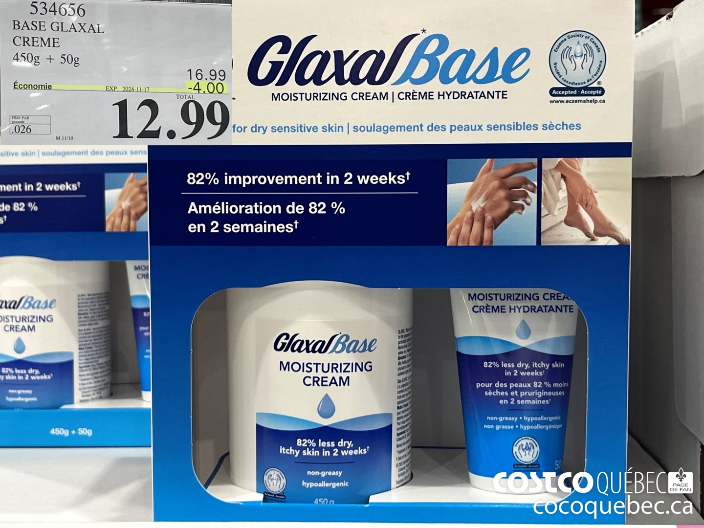 534656 BASE GLAXAL CREME 4502 + 502  ($4.00 INSTANT SAVINGS EXPIRES ON 2024-11-17) $12.99