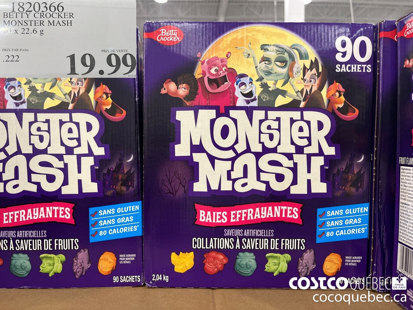 1820366 BETTY CROCKER MONSTER MASH 90 x 22.6G  $19.99